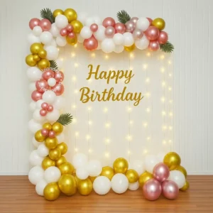 Adorable Birthday Arch Backdrop