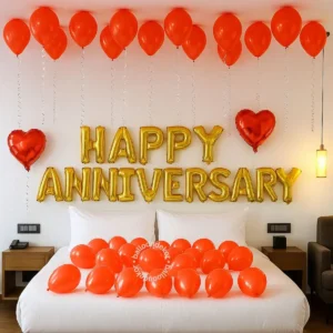 Romantic Anniversary Room Celebration