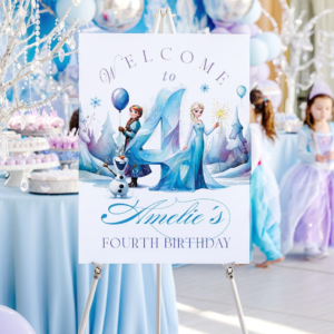 Frozen Theme Alvira Birthday Deciration